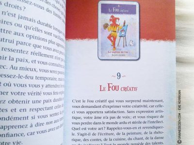 Les cartes Oracles La Sagesse du Fou de Sonia Choquette - Graine d'Eden Tarots et Oracles divinatoires - Présentation et reviews