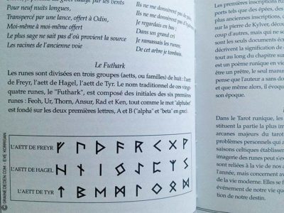Le Tarot Runique de Caroline Smith et John Astrop - Graine d'Eden Tarots et Oracles divinatoires - Présentation et reviews