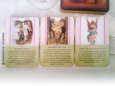 Le Tarot des Anges Gardiens de Doreen Virtue et Radleigh Valentine - Graine d'Eden Développement personnel, spiritualité, tarots et oracles divinatoires, Bibliothèques des Tarots, avis, présentation, review.