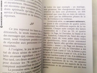 Le Tarot des Anges Gardiens de Doreen Virtue et Radleigh Valentine - Graine d'Eden Développement personnel, spiritualité, tarots et oracles divinatoires, Bibliothèques des Tarots, avis, présentation, review.