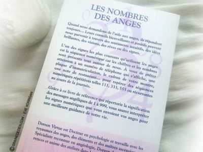 Review du livre Les Nombres des Anges 101 de Doreen Virtue - Graine d'Eden Développement personnel, spiritualité, guidance, livres, oracles et tarots divinatoires - Avis et présentations