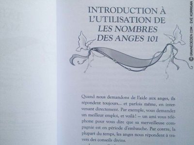 Review du livre Les Nombres des Anges 101 de Doreen Virtue - Graine d'Eden Développement personnel, spiritualité, guidance, livres, oracles et tarots divinatoires - Avis et présentations