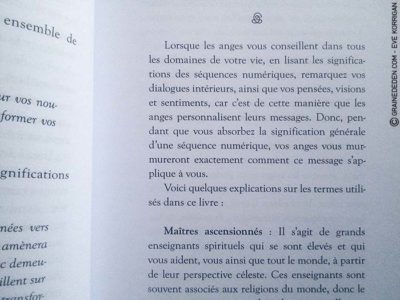 Review du livre Les Nombres des Anges 101 de Doreen Virtue - Graine d'Eden Développement personnel, spiritualité, guidance, livres, oracles et tarots divinatoires - Avis et présentations