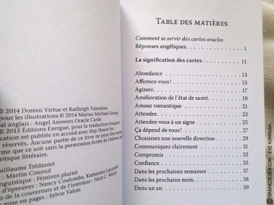 Les cartes Oracle Réponses Angéliques de Doreen Virtue et Radleigh Valentine - Graine d'Eden Développement personnel, spiritualité, tarots et oracles divinatoires, Bibliothèques des Oracles, avis, présentation, review