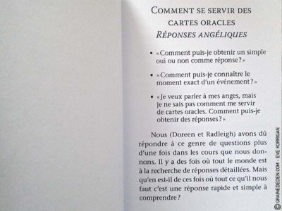 Les cartes Oracle Réponses Angéliques de Doreen Virtue et Radleigh Valentine - Graine d'Eden Développement personnel, spiritualité, tarots et oracles divinatoires, Bibliothèques des Oracles, avis, présentation, review