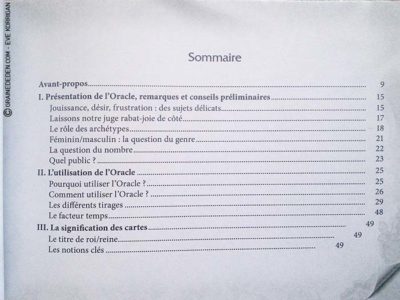 L'Oracle d'Eros de Géraldine Bindi et SirBlondin - Graine d'Eden Développement personnel, spiritualité, tarots et oracles divinatoires, Bibliothèques des Oracles, avis, présentation, review