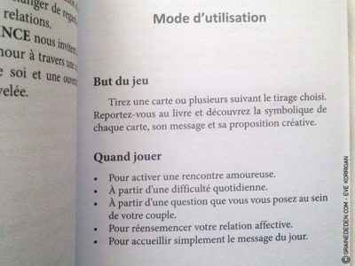 Au Jardin d'Amour de Monique Grande - Graine d'Eden Développement personnel, spiritualité, tarots et oracles divinatoires, Bibliothèques des Oracles, avis, présentation, review