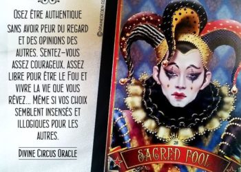 Divine Circus Oracle Cards - Carte Le Fou Sacré - Graine d'Eden Développement personnel, spiritualité, tarots et oracles divinatoires, Bibliothèques des Oracles, avis, présentation, review