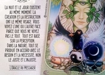 L'Oracle du Messager - Carte Besoin et nécessité - Graine d'Eden Développement personnel, spiritualité, tarots et oracles divinatoires, Bibliothèques des Oracles, avis, présentation, review