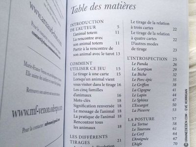 L'Oracle du Peuple Animal de Arnaud Riou - Graine d'Eden Développement personnel, spiritualité, tarots et oracles divinatoires, Bibliothèques des Oracles, avis, présentation, review