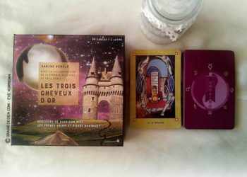 Les Trois Cheveux d'Or de Sabine Dewulf et Stéphanie Delcourt et Eric Dewulf - Graine d'Eden Développement personnel, spiritualité, tarots et oracles divinatoires, Bibliothèques des Oracles, avis, présentation, review