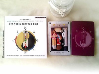 Les Trois Cheveux d'Or de Sabine Dewulf et Stéphanie Delcourt et Eric Dewulf - Graine d'Eden Développement personnel, spiritualité, tarots et oracles divinatoires, Bibliothèques des Oracles, avis, présentation, review