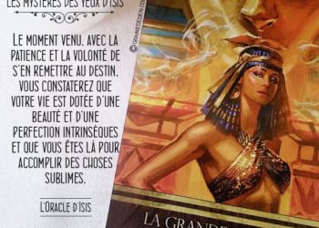 L'Oracle d'Isis - Carte La Perfection de la vie - La Grande Prêtresse - Graine d'Eden Développement personnel, spiritualité, tarots et oracles divinatoires, Bibliothèques des Oracles, avis, présentation, review