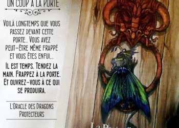 L'Oracle des Dragons Protecteurs - Carte Un Coup à la Porte - Graine d'Eden Développement personnel, spiritualité, tarots et oracles divinatoires, Bibliothèques des Oracles, avis, présentation, review