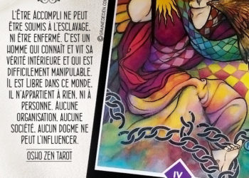 Tarot Osho Zen - carte Le Rebelle - Graine d'Eden Développement personnel, spiritualité, tarots et oracles divinatoires, Bibliothèques des Oracles, avis, présentation, review