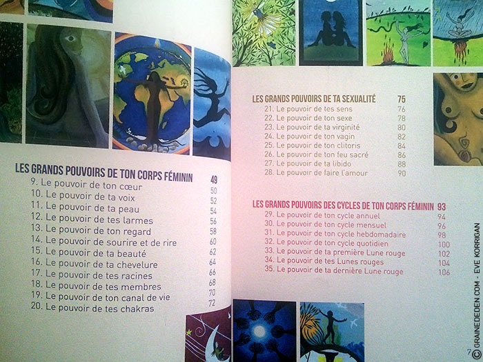 Les cartes Oracle La Voie Sacrée du Corps de Sylvie Bérubé - Graine d'Eden Développement personnel, spiritualité, tarots et oracles divinatoires, Bibliothèques des Oracles, avis, présentation, review