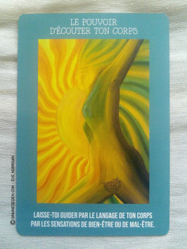 Les cartes Oracle La Voie Sacrée du Corps de Sylvie Bérubé - Graine d'Eden Développement personnel, spiritualité, tarots et oracles divinatoires, Bibliothèques des Oracles, avis, présentation, review