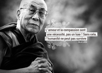 L'amour et la compassion sont une nécessité, pas un luxe ! Sans cela, l'humanité ne peut pas survivre. - LE DALAI LAMA - Graine d'Eden Citation