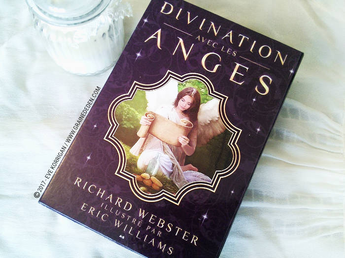 Cartes Oracle Divination avec les Anges de Richard Webster et Eric Williams - Graine d'Eden Développement personnel, spiritualité, tarots et oracles divinatoires, Bibliothèques des Oracles, avis, présentation, review