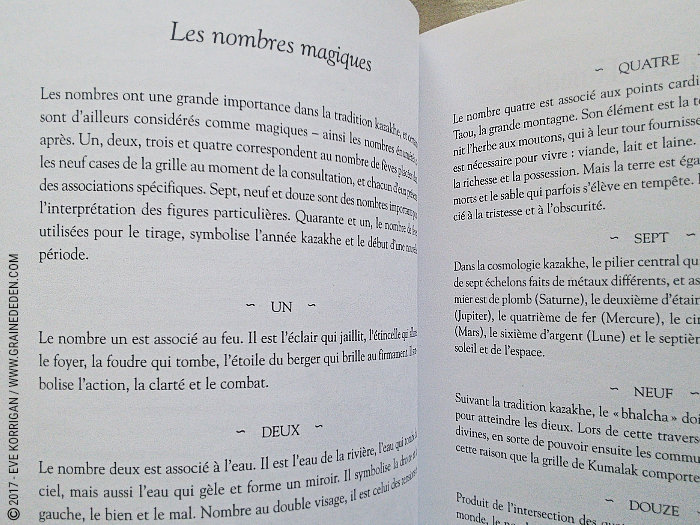 Kumalak – Le Miroir de la destinée – Chamanisme du Kazakhstan _ Graine d'Eden Développement personnel, spiritualité, tarots et oracles divinatoires, Bibliothèques des Oracles, avis, présentation, review , revue