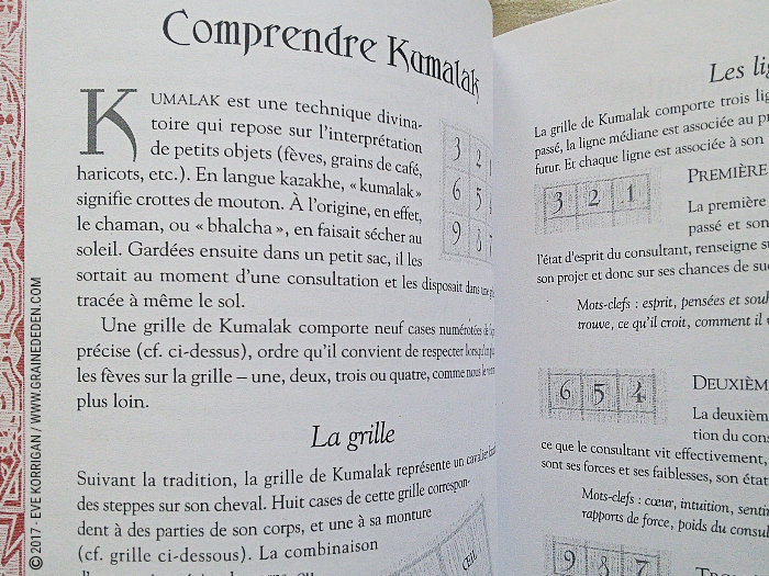 Kumalak – Le Miroir de la destinée – Chamanisme du Kazakhstan _ Graine d'Eden Développement personnel, spiritualité, tarots et oracles divinatoires, Bibliothèques des Oracles, avis, présentation, review , revue