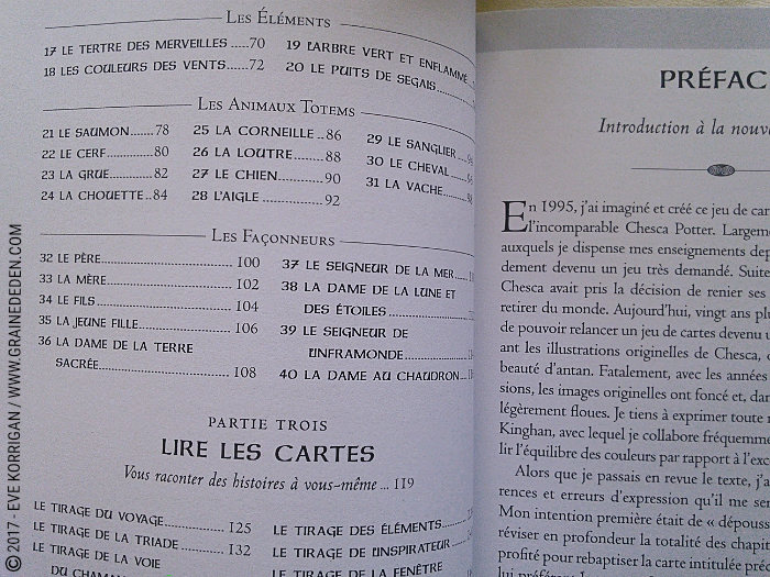 L'Oracle du Chaman Celte de John Matthews - Graine d'Eden Développement personnel, spiritualité, tarots et oracles divinatoires, Bibliothèques des Oracles, avis, présentation, review , revue