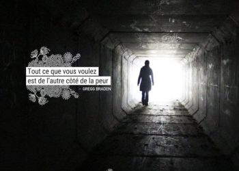 Tout ce que vous voulez est de l’autre côté de la peur. GREGG BRADEN - Graine d'Eden Citation