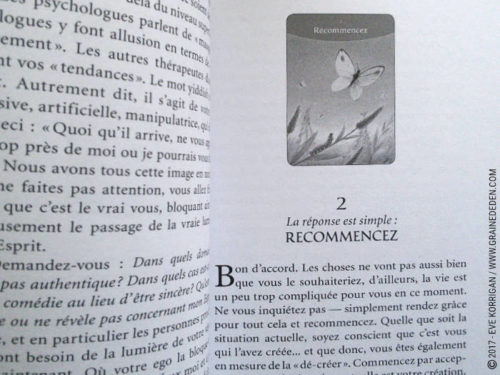 Les cartes Oracles La Sagesse du Fou de Sonia Choquette - Découvrez cet Oracle. Graine d'Eden - Fiche de La bibliothèque des Oracles. Présentation et images. Graine d'Eden - Fiche de La bibliothèque des Oracles. Présentation et images. - Graine d'Eden Développement personnel, spiritualité, tarots et oracles divinatoires, Bibliothèques des Oracles, avis, présentation, review , revue