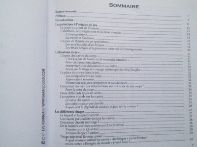 Les Cartes du corps de Nicolas et Anne-Ena Bernard - Graine d'Eden Développement personnel, spiritualité, tarots et oracles divinatoires, Bibliothèques des Oracles, avis, présentation, review , revue