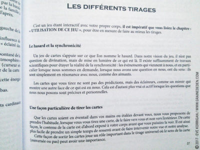 Les Cartes du corps de Nicolas et Anne-Ena Bernard - Graine d'Eden Développement personnel, spiritualité, tarots et oracles divinatoires, Bibliothèques des Oracles, avis, présentation, review , revue