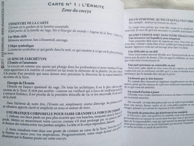 Les Cartes du corps de Nicolas et Anne-Ena Bernard - Graine d'Eden Développement personnel, spiritualité, tarots et oracles divinatoires, Bibliothèques des Oracles, avis, présentation, review , revue