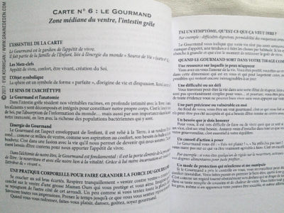 Les Cartes du corps de Nicolas et Anne-Ena Bernard - Graine d'Eden Développement personnel, spiritualité, tarots et oracles divinatoires, Bibliothèques des Oracles, avis, présentation, review , revue