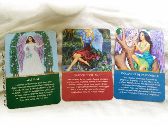 L'Oracle des Anges de Doreen Virtue - Graine d'Eden Développement personnel, spiritualité, tarots et oracles divinatoires, Bibliothèques des Oracles, avis, présentation, review , revue