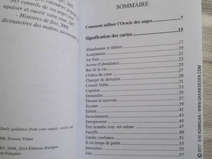 Graine d'Eden Développement personnel, spiritualité, tarots et oracles divinatoires, Bibliothèques des Oracles, avis, présentation, review , revue