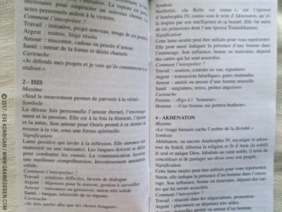 Oracle Egyptien de Marc Angel et Myrrha - Graine d'Eden Développement personnel, spiritualité, tarots et oracles divinatoires, Bibliothèques des Oracles, avis, présentation, review , revue