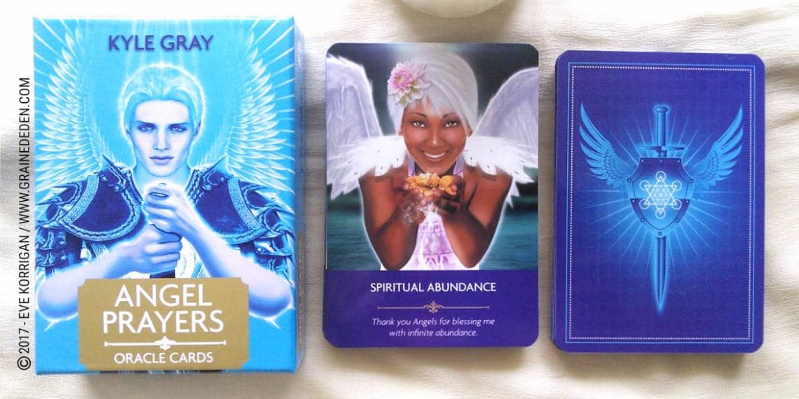 Angel Prayers Oracle Cards de Kyle Gray - Graine d'Eden Développement personnel, spiritualité, tarots et oracles divinatoires, Bibliothèques des Oracles, avis, présentation, review , revue