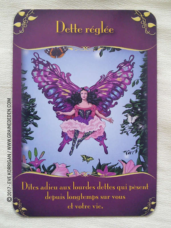 L'Oracle des Fées de Doreen Virtue - Graine d'Eden Développement personnel, spiritualité, tarots et oracles divinatoires, Bibliothèques des Oracles, avis, présentation, review , revue