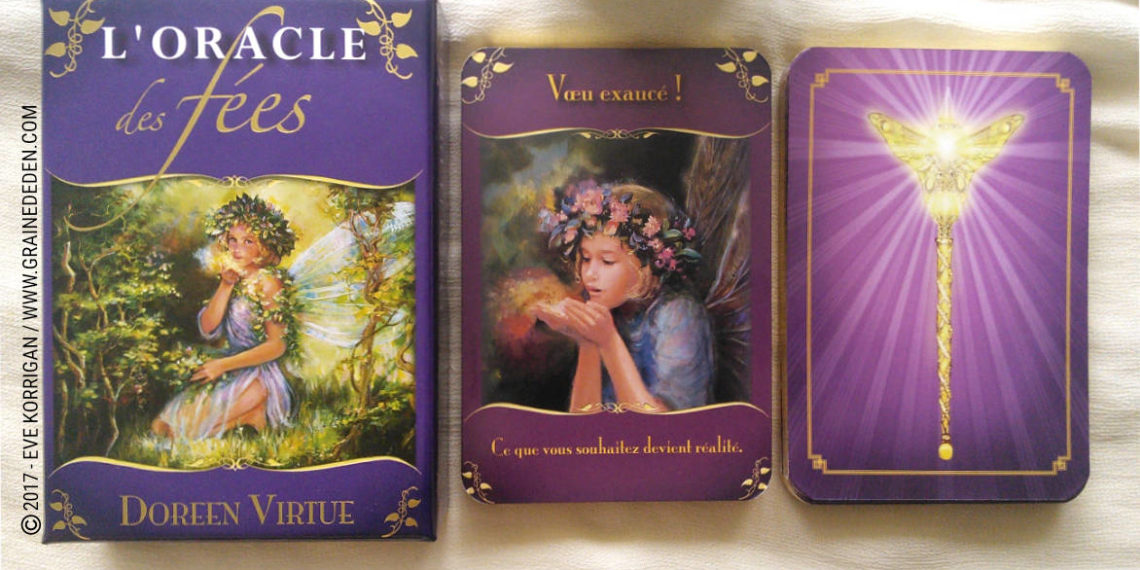 L'Oracle des Fées de Doreen Virtue - Graine d'Eden Développement personnel, spiritualité, tarots et oracles divinatoires, Bibliothèques des Oracles, avis, présentation, review , revue