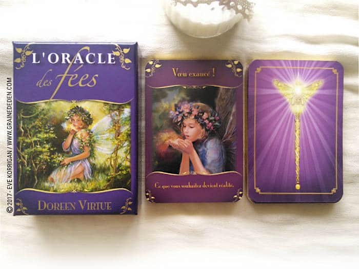 L'Oracle des Fées de Doreen Virtue - Graine d'Eden Développement personnel, spiritualité, tarots et oracles divinatoires, Bibliothèques des Oracles, avis, présentation, review , revue