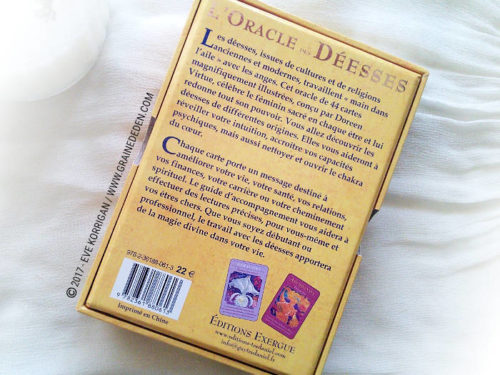 L'Oracle des Déesses de Doreen Virtue - Découvrez ce coffret de cartes Oracle dans la Bibliothèque des Oracles. Graine d'Eden Développement personnel, spiritualité, tarots et oracles divinatoires, Bibliothèques des Oracles, avis, présentation, review , revue