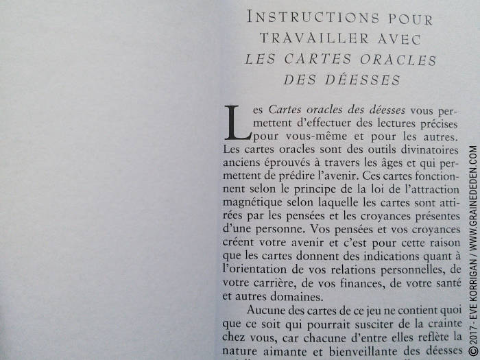 L'Oracle des Déesses de Doreen Virtue - Découvrez ce coffret de cartes Oracle dans la Bibliothèque des Oracles. Graine d'Eden Développement personnel, spiritualité, tarots et oracles divinatoires, Bibliothèques des Oracles, avis, présentation, review , revue