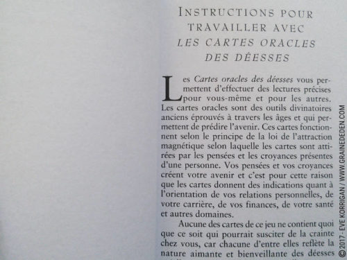 L'Oracle des Déesses de Doreen Virtue - Découvrez ce coffret de cartes Oracle dans la Bibliothèque des Oracles. Graine d'Eden Développement personnel, spiritualité, tarots et oracles divinatoires, Bibliothèques des Oracles, avis, présentation, review , revue