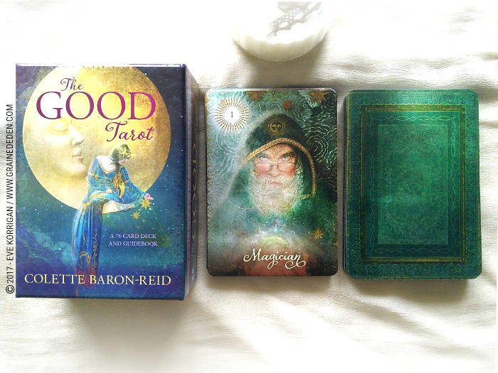 The Good Tarot de Colette Baron-Reid et Jena DellaGrottaglia - Graine d'Eden Développement personnel, spiritualité, tarots et oracles divinatoires, Bibliothèques des Oracles, avis, présentation, review , revue