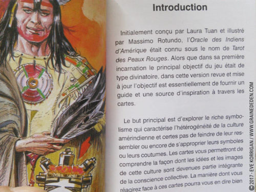 L'Oracle des Indiens d'Amérique de Laura Tuan - Découvrez cet Oracle dans la Bibliothèque des Oracles divinatoires. - Graine d'Eden Développement personnel, spiritualité, tarots et oracles divinatoires, Bibliothèques des Oracles, avis, présentation, review , revue