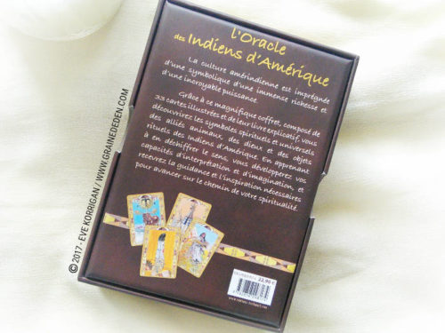 L'Oracle des Indiens d'Amérique de Laura Tuan - Découvrez cet Oracle dans la Bibliothèque des Oracles divinatoires. - Graine d'Eden Développement personnel, spiritualité, tarots et oracles divinatoires, Bibliothèques des Oracles, avis, présentation, review , revue