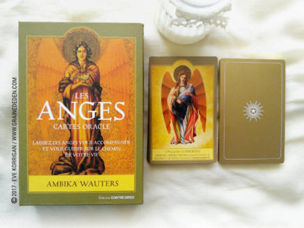 Les Anges Cartes Oracle de Ambika Wauters - Graine d'Eden Développement personnel, spiritualité, tarots et oracles divinatoires, Bibliothèques des Oracles, avis, présentation, review , revue