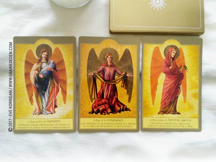 Les Anges Cartes Oracle de Ambika Wauters - Graine d'Eden Développement personnel, spiritualité, tarots et oracles divinatoires, Bibliothèques des Oracles, avis, présentation, review , revue