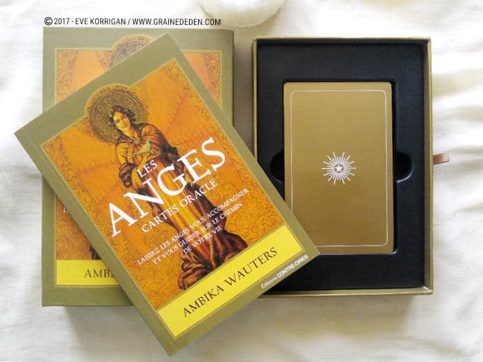 Les Anges Cartes Oracle de Ambika Wauters - Graine d'Eden Développement personnel, spiritualité, tarots et oracles divinatoires, Bibliothèques des Oracles, avis, présentation, review , revue