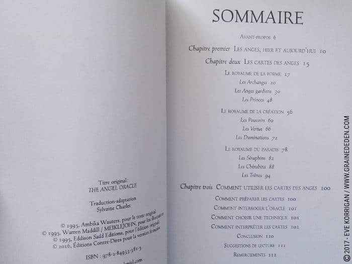 Les Anges Cartes Oracle de Ambika Wauters - Graine d'Eden Développement personnel, spiritualité, tarots et oracles divinatoires, Bibliothèques des Oracles, avis, présentation, review , revue