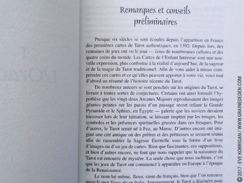 Les Cartes de l'Enfant Intérieur et son Grand Livre de Isha et Mark Lerner - Découvrez ce Tarot. Graine d'Eden - Fiche de La bibliothèque des Tarots divinatoires. Présentation et images.. Graine d'Eden - Fiche de La bibliothèque des Oracles. Présentation et images.. Graine d'Eden - Fiche de La bibliothèque des Oracles. Présentation et images. Graine d'Eden - Fiche de La bibliothèque des Oracles. Présentation et images. - Graine d'Eden Développement personnel, spiritualité, tarots et oracles divinatoires, Bibliothèques des Oracles, avis, présentation, review , revue